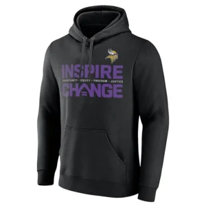 INSPIRE CHANGE HOODIE – Minnesota Vikings Opportunity Equity Freedom Justice NFL Fan Hoodie