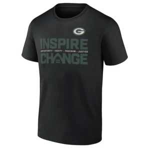 INSPIRE CHANGE SHIRT – Green Bay Packers Opportunity Equity Freedom Justice NFL Fan Hoodie