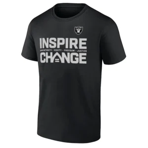 INSPIRE CHANGE SHIRT – Las Vegas Raiders Opportunity Equity Freedom Justice NFL Fan Hoodie