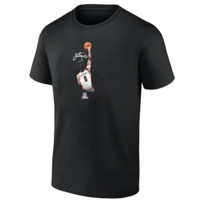 JADEN BRADLEY SHIRT – Arizona Wildcats Basketball Minimal Dunk Signature Tee