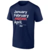 JANUARY FEBRUARY ARIZONA APRIL SHIRT – Arizona Wildcats March Madness 2026 Meme Tee
