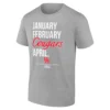 JANUARY FEBRUARY COUGARS APRIL SHIRT – Houston Cougars 2026 March Madness Graphic Tee