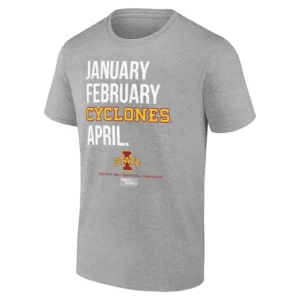 JANUARY FEBRUARY CYCLONES APRIL SHIRT – 2026 March Madness Month NCAA Iowa State Cyclones Basketball