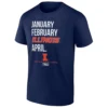 JANUARY FEBRUARY ILLINOIS APRIL SHIRT – 2026 March Madness Month NCAA Illinois Fighting Illini
