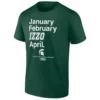 JANUARY FEBRUARY IZZO APRIL SHIRT – 2026 March Madness Month NCAA Michigan State Spartans Basketball Gr