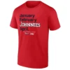 JANUARY FEBRUARY JOHNNIES APRIL SHIRT – St. John’s Red Storm 2026 March Madness basketball tee