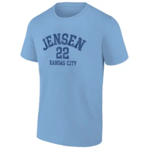 JENSEN 22 SHIRT – Carter Jensen October’s Finest Kansas City Royals Fan Tee