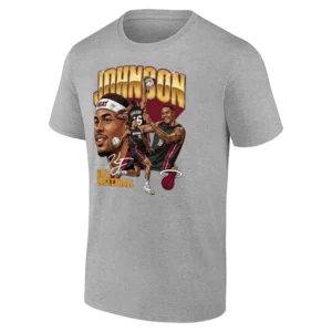 JOHNSON SHIRT – Keshad Johnson Collage Miami Heat Basketball Fan Tee G