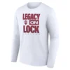 LEGACY ON LOCK SHIRT – Indiana Hoosiers 2026 March Madness Pregame Long Sleeve Tee