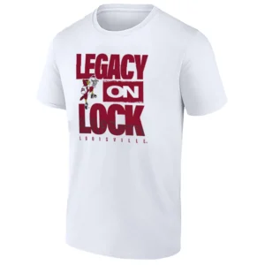 LEGACY ON LOCK SHIRT – Louisville Cardinals 2026 March Madness Pregame Long Sleeve Tee1