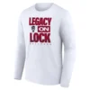 LEGACY ON LOCK SHIRT – NC State Wolfpack 2026 March Madness Pregame Long Sleeve Tee