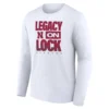 LEGACY ON LOCK SHIRT – Nebraska Huskers 2026 March Madness Pregame Long Sleeve Tee