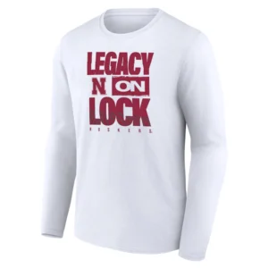 LEGACY ON LOCK SHIRT – Nebraska Huskers 2026 March Madness Pregame Long Sleeve Tee