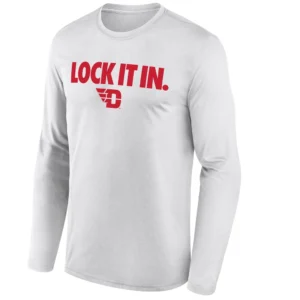 LOCK IT IN LONG SLEEVE Dayton Flyers Tide 2026 On Court Bench Tee