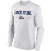 LOCK IT IN LONG SLEEVE – Arizona Wildcats 2026 On Court Bench Tee
