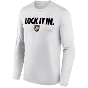 LOCK IT IN LONG SLEEVE – Army Black Knights 2026 On Court Bench Tee