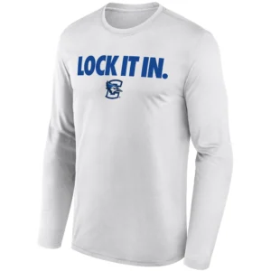 LOCK IT IN LONG SLEEVE – Creighton Bluejays 2026 On Court Bench Tee