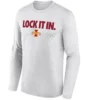 LOCK IT IN LONG SLEEVE – Iowa State Cyclones 2026 On Court Bench Tee