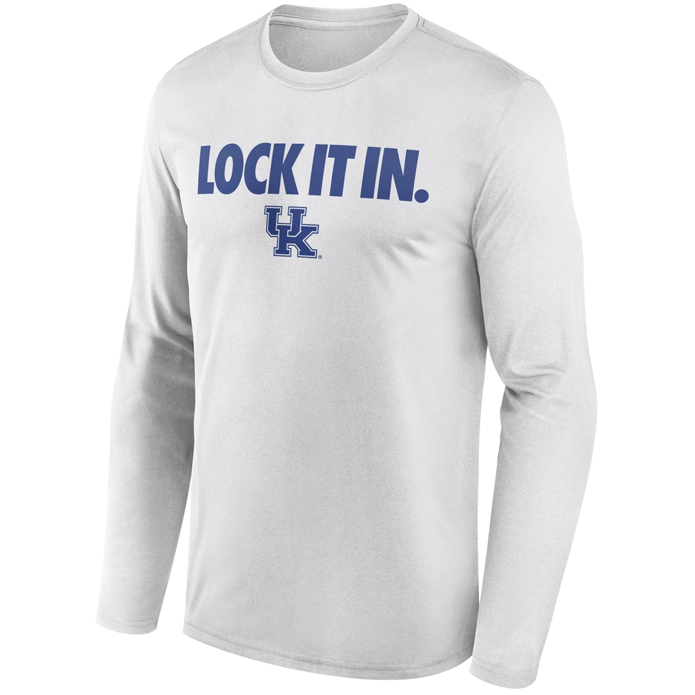 LOCK IT IN LONG SLEEVE – Kentucky Wildcats Eagles 2026 On-Court Bench LOCK IT IN LONG SLEEVE – Kentucky Wildcats Eagles 2026 On Court Bench