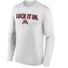 LOCK IT IN LONG SLEEVE – Minnesota Golden Gophers 2026 On Court Bench Tee