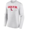 LOCK IT IN LONG SLEEVE – Ole Miss Rebels 2026 On Court Bench Tee