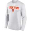 LOCK IT IN LONG SLEEVE – Syracuse Orange 2026 On Court Bench Tee
