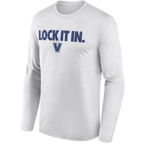 LOCK IT IN LONG SLEEVE – Villanova Wildcats 2026 On Court Bench Tee