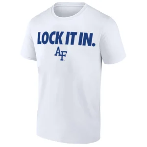 LOCK IT IN SHIRT – Air Force Falcons 2026 On Court Bench Tee