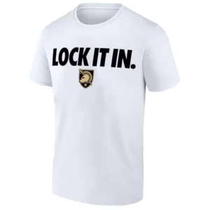 LOCK IT IN SHIRT – Army Black Knights 2026 On Court Bench Tee