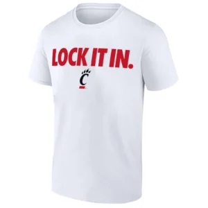 LOCK IT IN SHIRT – Cincinnati Bearcats 2026 On Court Bench Tee