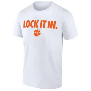 LOCK IT IN SHIRT – Clemson Tigers 2026 On Court Bench Tee