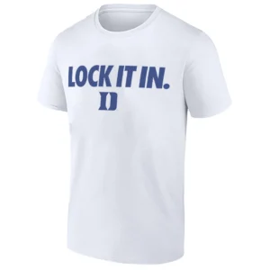 LOCK IT IN SHIRT – Duke Blue Devils 2026 Postseason Bench Graphic Tee