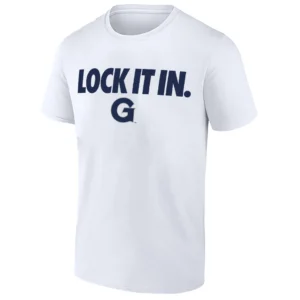 LOCK IT IN SHIRT – Georgetown Hoyas 2026 On Court Bench Tee