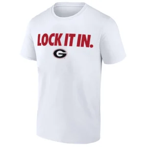 LOCK IT IN SHIRT – Georgia Bulldogs 2026 On Court Bench Tee