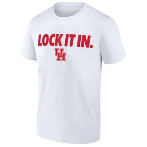 LOCK IT IN SHIRT – Houston Cougars 2026 On Court Bench Graphic Tee