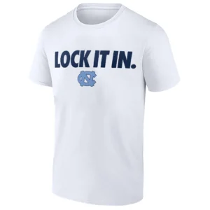 LOCK IT IN SHIRT – North Carolina Tar Heels 2026 On Court Bench Graphic Tee