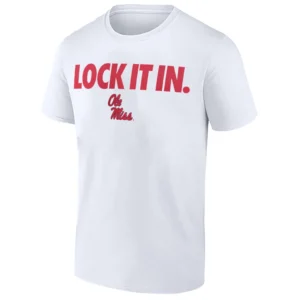 LOCK IT IN SHIRT – Ole Miss Rebels 2026 On Court Bench Tee