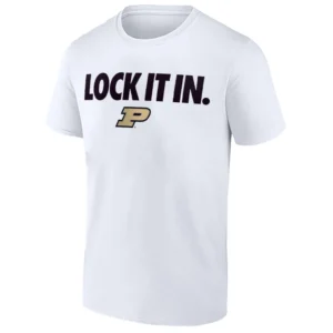 LOCK IT IN SHIRT – Purdue Boilermakers 2026 On Court Bench Tee