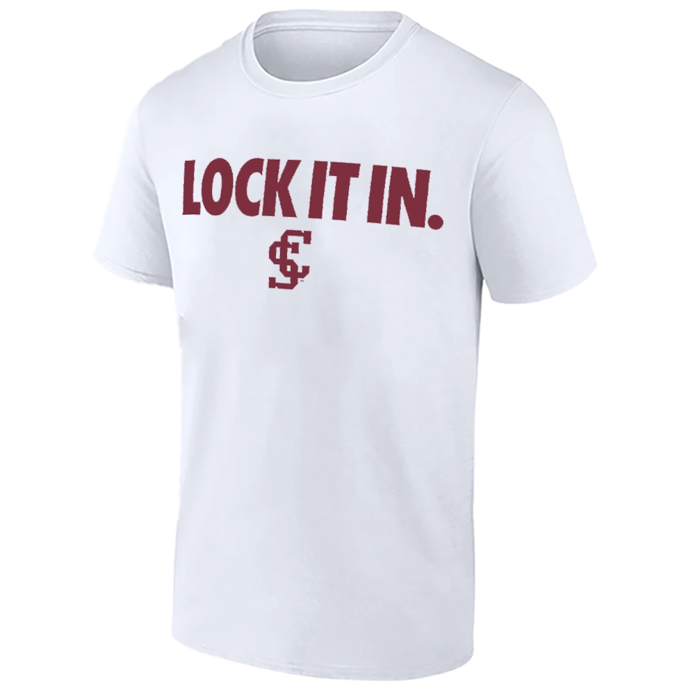 LOCK IT IN SHIRT – Santa Clara Broncos 2026 On-Court Bench Tee LOCK IT IN SHIRT – Santa Clara Broncos 2026 On Court Bench Tee