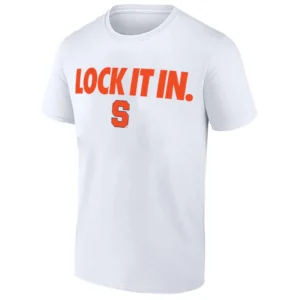 LOCK IT IN SHIRT – Syracuse Orange 2026 On Court Bench Tee