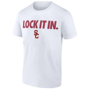 LOCK IT IN SHIRT – USC Trojans 2026 On Court Bench Tee