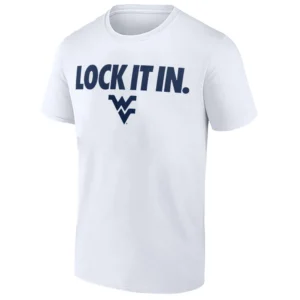 LOCK IT IN SHIRT – West Virginia Mountaineers 2026 On Court Bench Tee