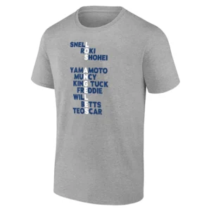 LOS ANGELES NAMES SHIRT – 2026 Dodgers Star Lineup Shohei Ohtani Mookie Betts Yamamoto Tee