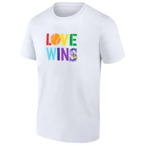 LOVE WINS SHIRT – Baseball Pride LGBTQ Rainbow Graphic Tee