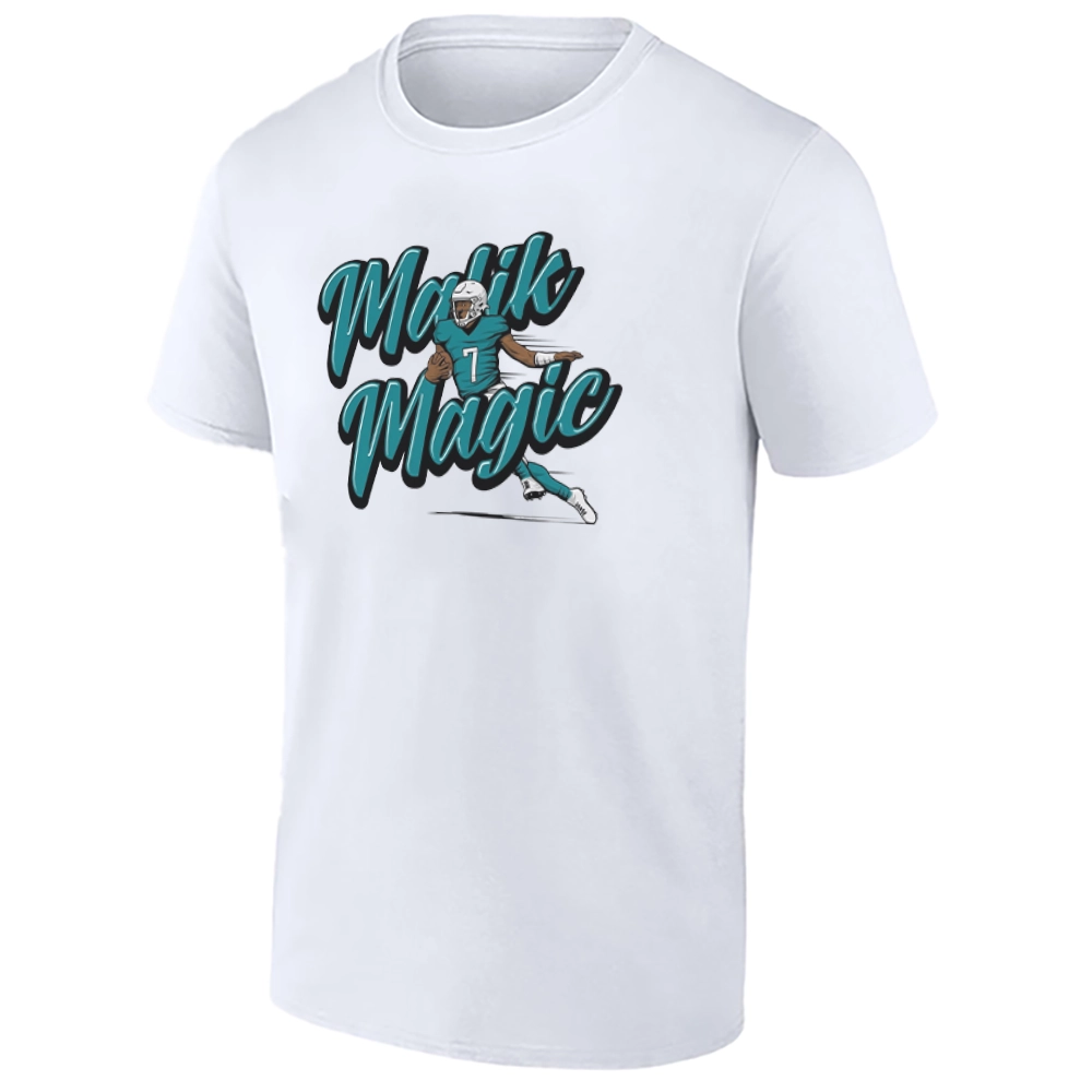 MALIK MAGIC SHIRT – Malik Willis Miami Dolphins Football Tee MALIK MAGIC SHIRT – Malik Willis Miami Dolphins Football Tee