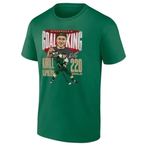 MINNESOTA'S GOAL KING SHIRT – Kirill Kaprizov Minnesota Wild Historic 220 Goals Record Tee IG