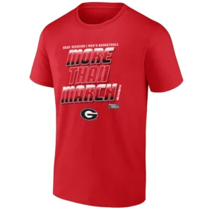 MORE THAN MARCH SHIRT – Georgia Bulldogs 2026 NCAA Basketball Tournament Spirit Tee