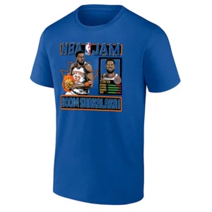 NBA JAM SHIRT – Karl Anthony Towns New York Knicks Boomshakalaka Tee
