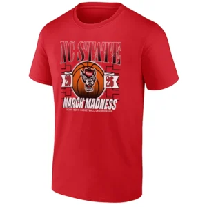 NC STATE 2026 MARCH MADNESS SHIRT – NC State Wolfpack NCAA Men's Basketball Championship Tee