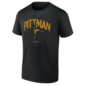 PITTMAN SHIRT – Michael Pittman Jr. Superstar Pose Pittsburgh Steelers Tee